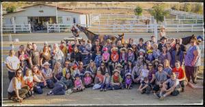 All Katies family and Friends at Rancho Corbello